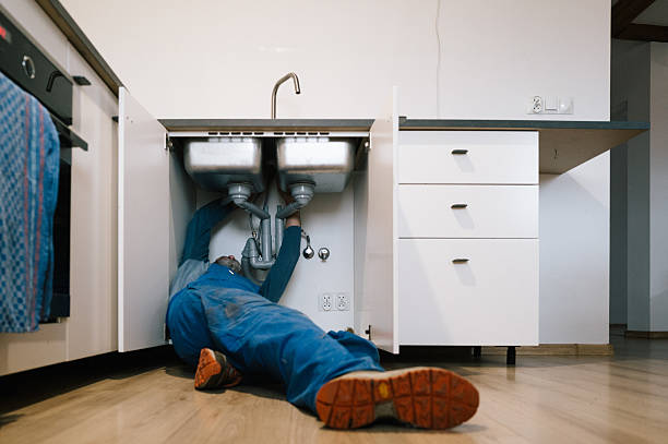 Professional Plumbing technician working in Londonderry, NH